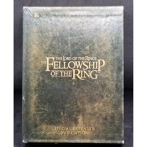 The Lord of the Rings: The Fellowship of the Ring (DVD, 2002, 4-Disc Set, Extend
